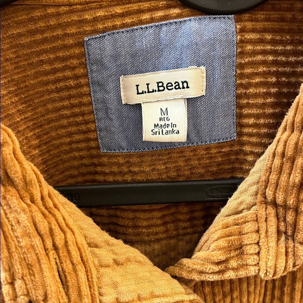 L.L. Bean Brown Corduroy Utility Jacket - Picture 2 of 4